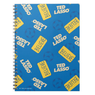 Cuaderno Ted Lasso Creer modelo de Rótulo y caída de bola