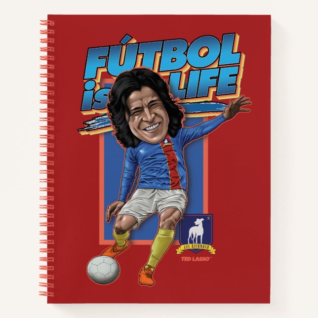Cuaderno Ted Lasso | Dani Rojas Bobblehad (Anverso)