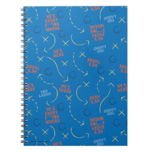 Cuaderno Ted Lasso Está aquí y está allí el patrón de la