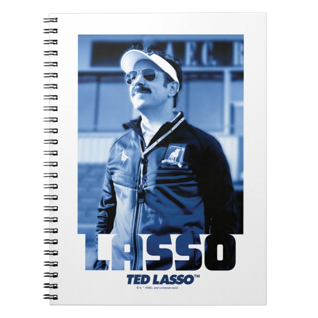 Cuaderno Ted Lasso | Gráfica de retrato fotográfico de Lass (Frente)
