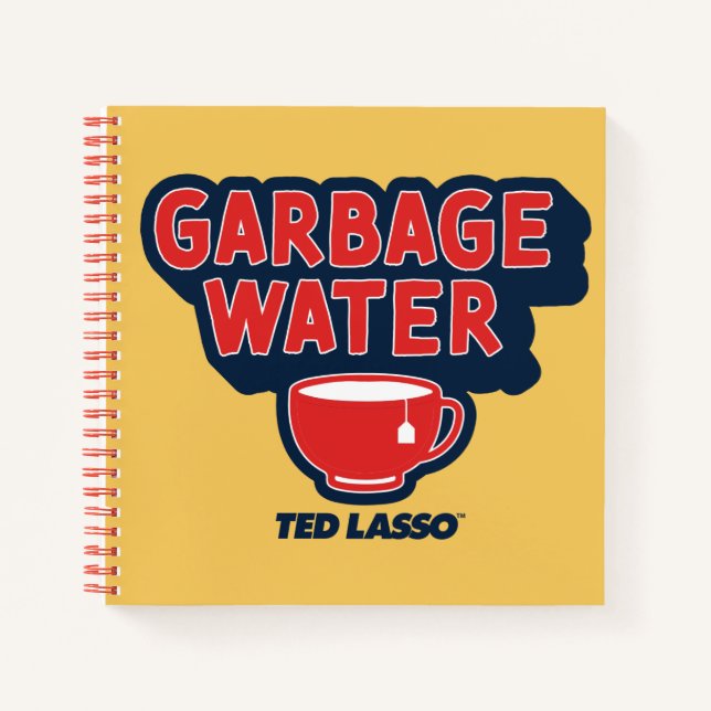 Cuaderno Ted Lasso | Gráfica de té de agua de basura (Anverso)