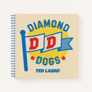 Cuaderno Ted Lasso   Gráfica Pennant de Perros de Diamante