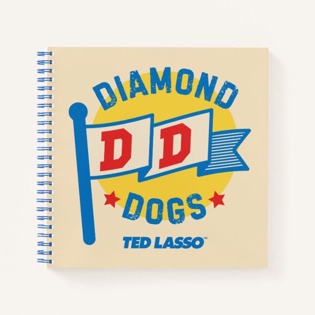 Cuaderno Ted Lasso | Gráfica Pennant de Perros de Diamante (Anverso)