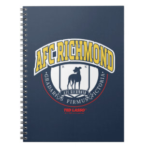Cuaderno Ted Lasso Insignia del Círculo Atlético de Richm