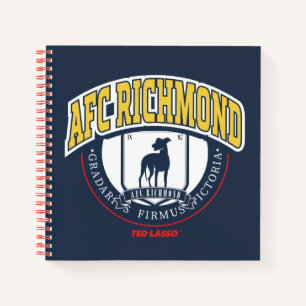 Cuaderno Ted Lasso Insignia del Círculo Atlético de Richm