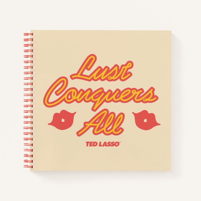 Cuaderno Ted Lasso | La lujuria conquista a todos (Anverso)