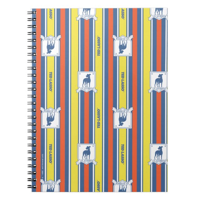 Cuaderno Ted Lasso | Modelo de banda con logotipo de Richmo (Frente)