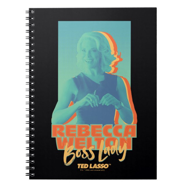 Cuaderno Ted Lasso | Rebecca Welton Boss Lady Graphic (Frente)
