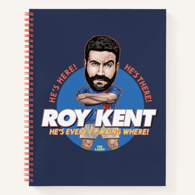 Cuaderno Ted Lasso | Roy Kent Bobblehead (Anverso)