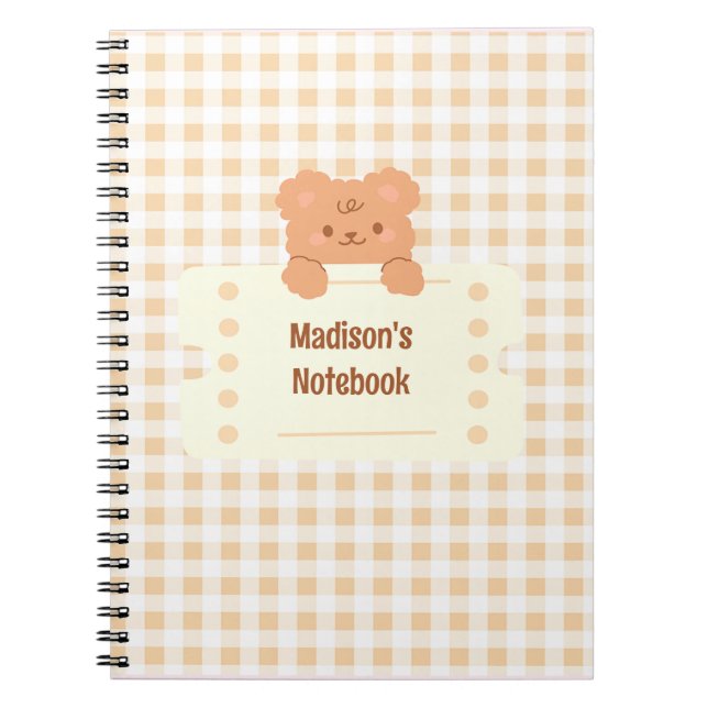 Cuaderno Teddy Bear (Frente)