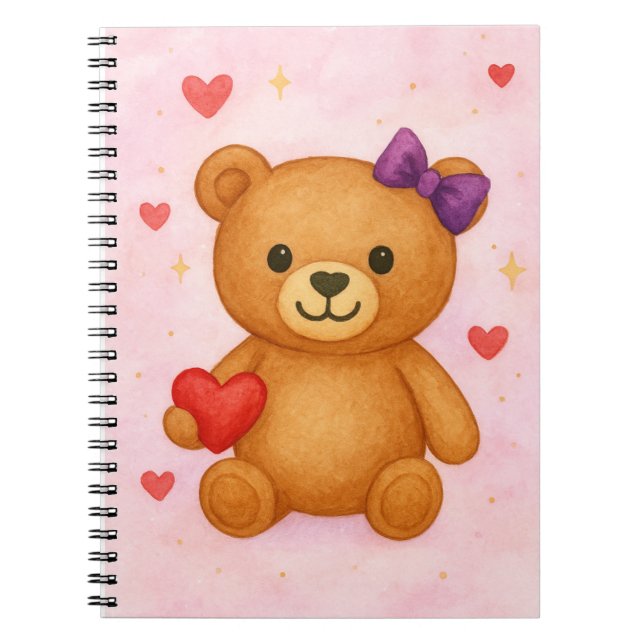 Cuaderno Teddy Bear clásico (Frente)