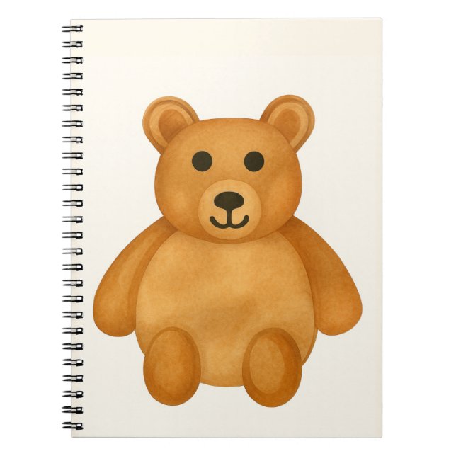 Cuaderno Teddy Bear clásico (Frente)