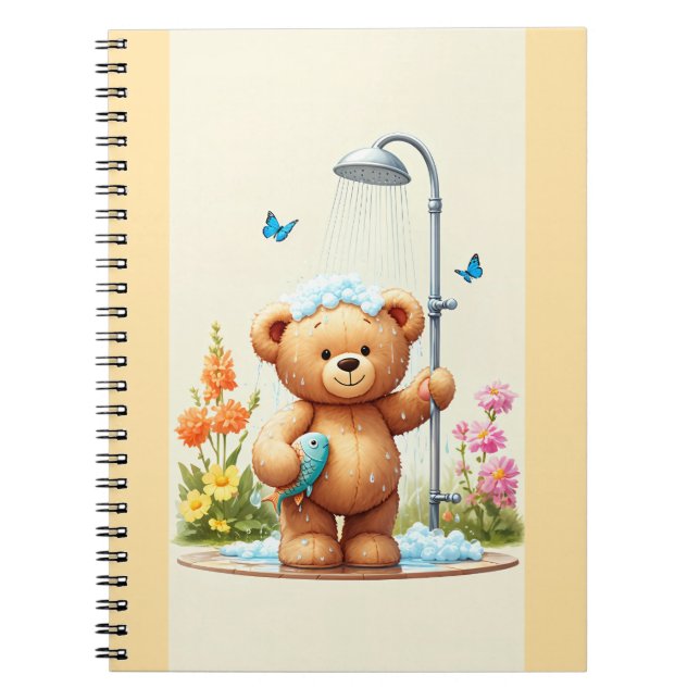 Cuaderno Teddy Bear Shower (Frente)