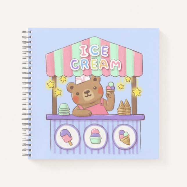 Cuaderno Teddy's Ice Cream Parlor (Anverso)