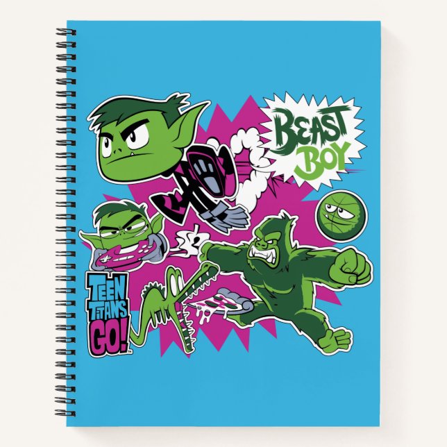 Cuaderno ¡Teen Titans Go! | Beast Boy se transforma (Anverso)