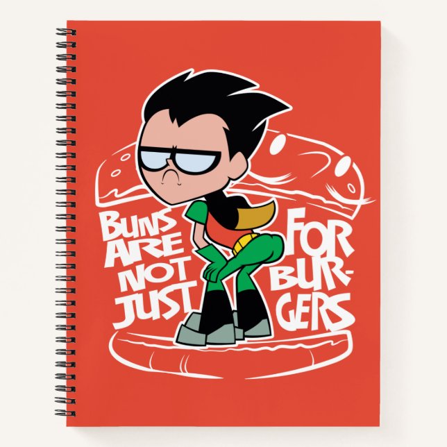 Cuaderno ¡Teen Titans Go! | Robin Botín Scooty Buns (Anverso)