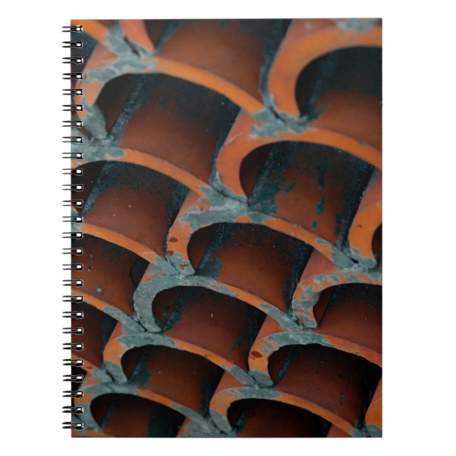 Cuaderno tejado de naranja (Frente)