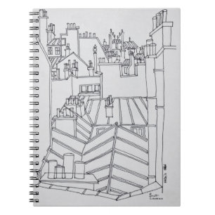 Cuaderno Tejados de París, Francia