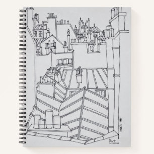 Cuaderno Tejados de París, Francia