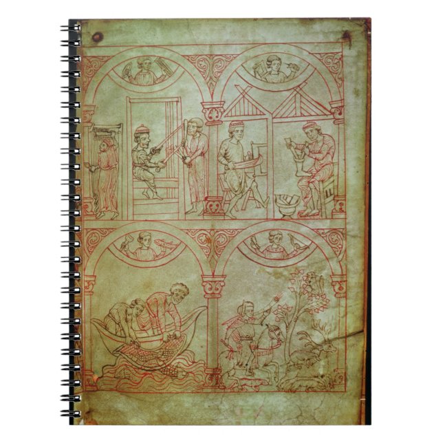 Cuaderno Tejedor del códice 507 fol.2r, zapatero, (Frente)