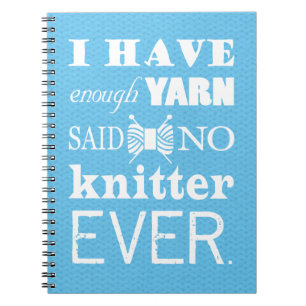 Cuaderno Tejer No Suficiente Yarn Crafts Ideas Oscuras