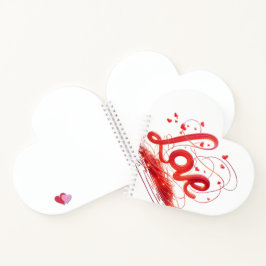 Cuaderno Tejido De Amor Con Alambres Rojos