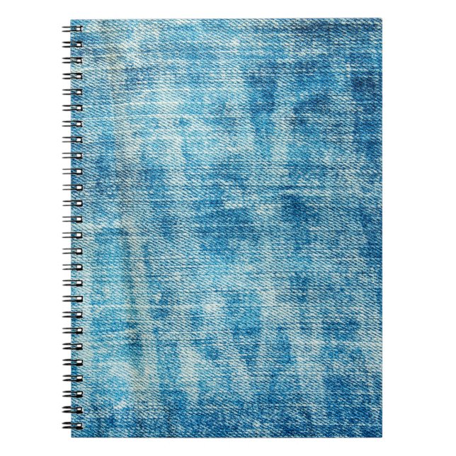 Cuaderno Tejido de vaqueros azules (Frente)