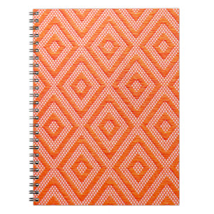 Cuaderno Tejido tailandés de artesanía dorada seda local