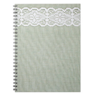 Cuaderno Tejido textil y encaje