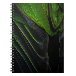 Cuaderno Tejidos de chapa verde y negro