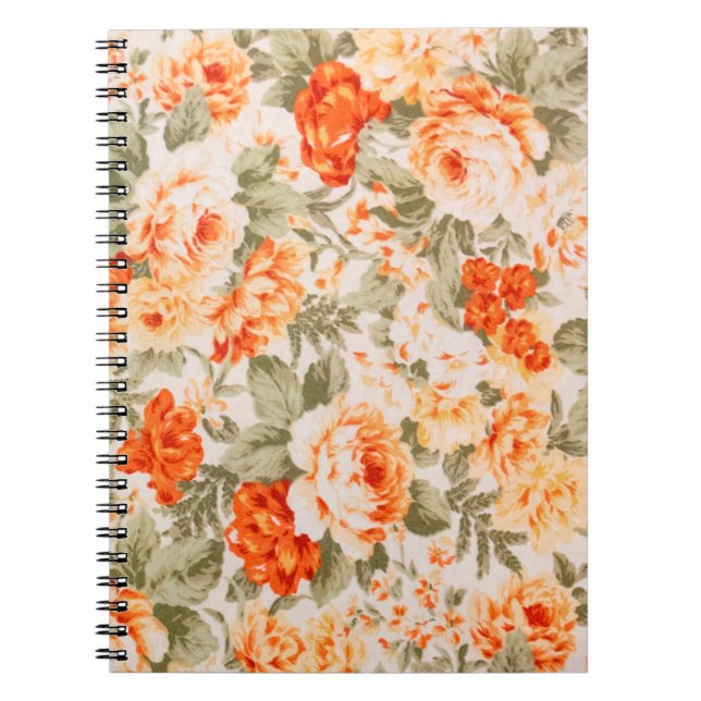 Cuaderno Tejidos florales de época (Frente)
