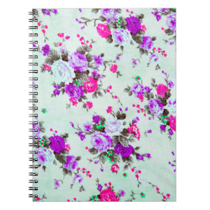 Cuaderno Tejidos florales de época, Fragmento de retro colo