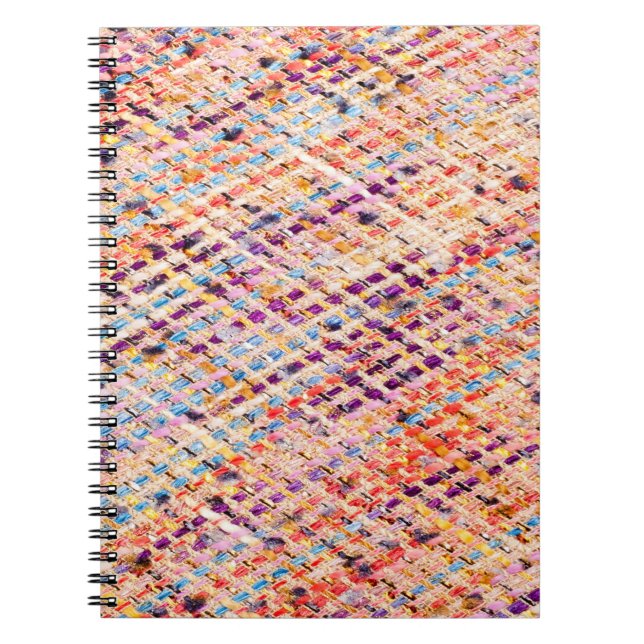 Cuaderno Tejidos texturados: Fotografía abstracta. (Frente)
