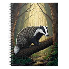 Cuaderno Tejón en Bosque Encantado