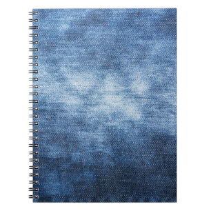 Cuaderno Tela de denim, fondo texturado.