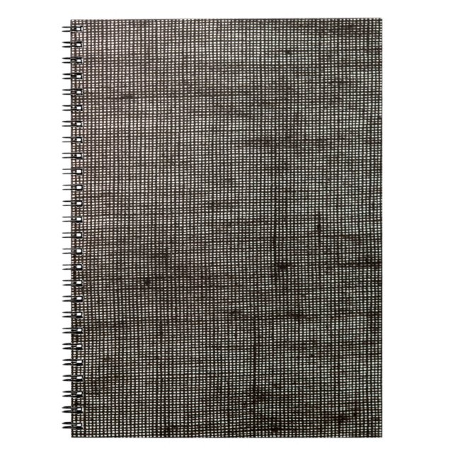 Cuaderno tela de diseño de textura de fondo (Frente)