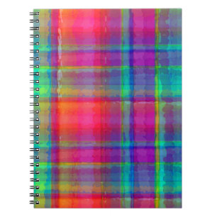 Cuaderno Tela escocesa brillante