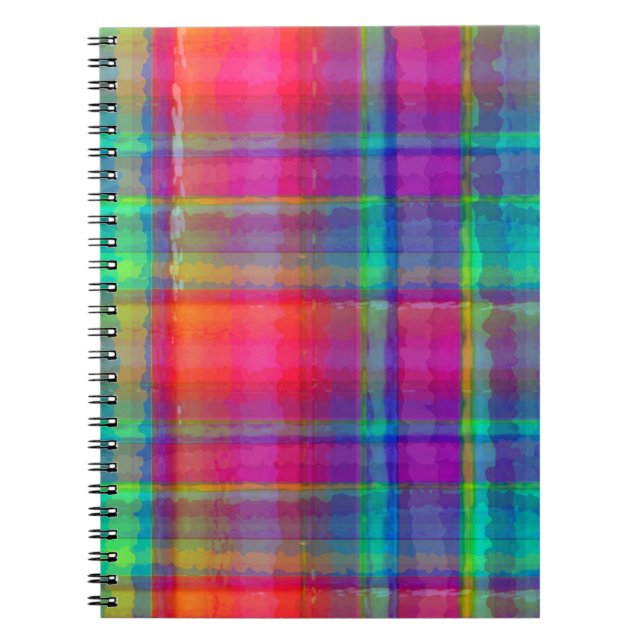 Cuaderno Tela escocesa brillante (Frente)