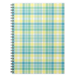 Cuaderno Tela escocesa en colores pastel
