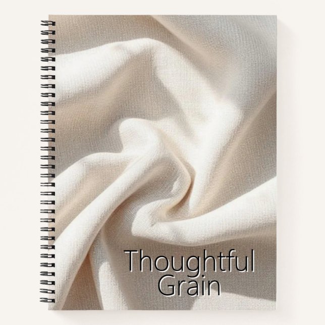 Cuaderno Tela Texturizada Natural (Anverso)
