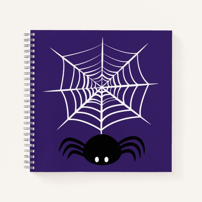 Cuaderno Telaraña de Halloween  (Anverso)