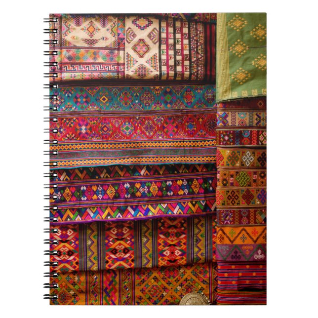 Cuaderno telas de Bután a la venta (Frente)