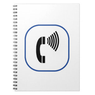 Cuaderno Teléfono de control de volumen
