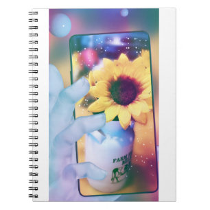 Cuaderno Teléfono girasol