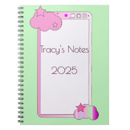 Cuaderno Teléfono Móvil Bonito Escuela o Trabajo 
