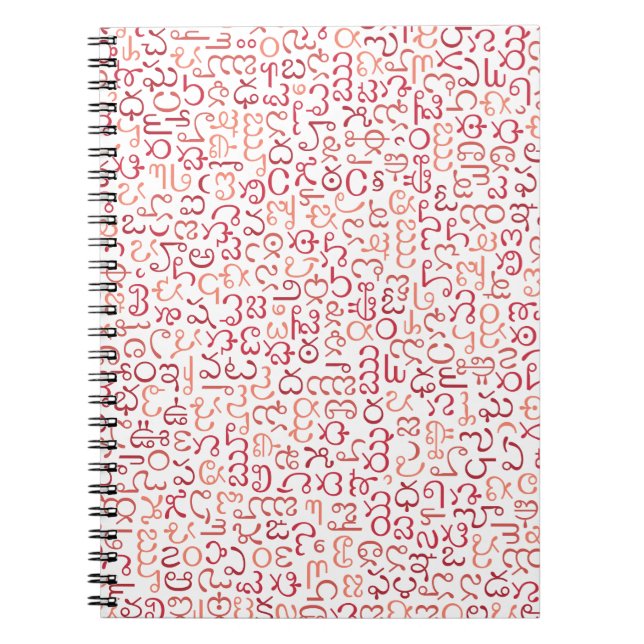 Cuaderno Telugu (Frente)