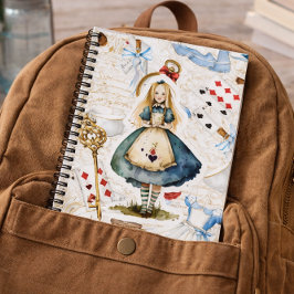 Cuaderno Tema De Alice In Wonderland