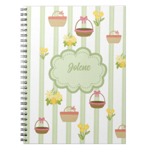 Cuaderno Tema de Coquette Florencias y Cestas