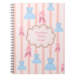 Cuaderno Tema de Coquette inspirado en ballet personalizado