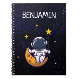 Cuaderno Tema de espacio reducido Cualquier cumpleaños 🚀 ✨